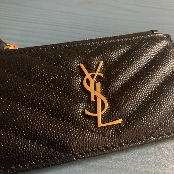 Yves Saint Laurent Monogram Quilted Bill Wallet - Picture 2 of 7